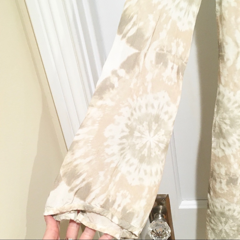 ⭐️ Winston White Bardot Dress Cream Tie Dye XS Boho - Picture 5 of 8